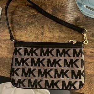 Black Michael kors wristlet